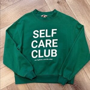 H&M Green Self Care Club Women's Sweater